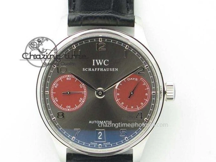 MIROTIME 1219 Portuguese IW3714 Diam ZF V2 1:1 Best Edition White Dial RG Numbers On Brown Leather Strap A79350 (Slim Movement) Fashionable 7246